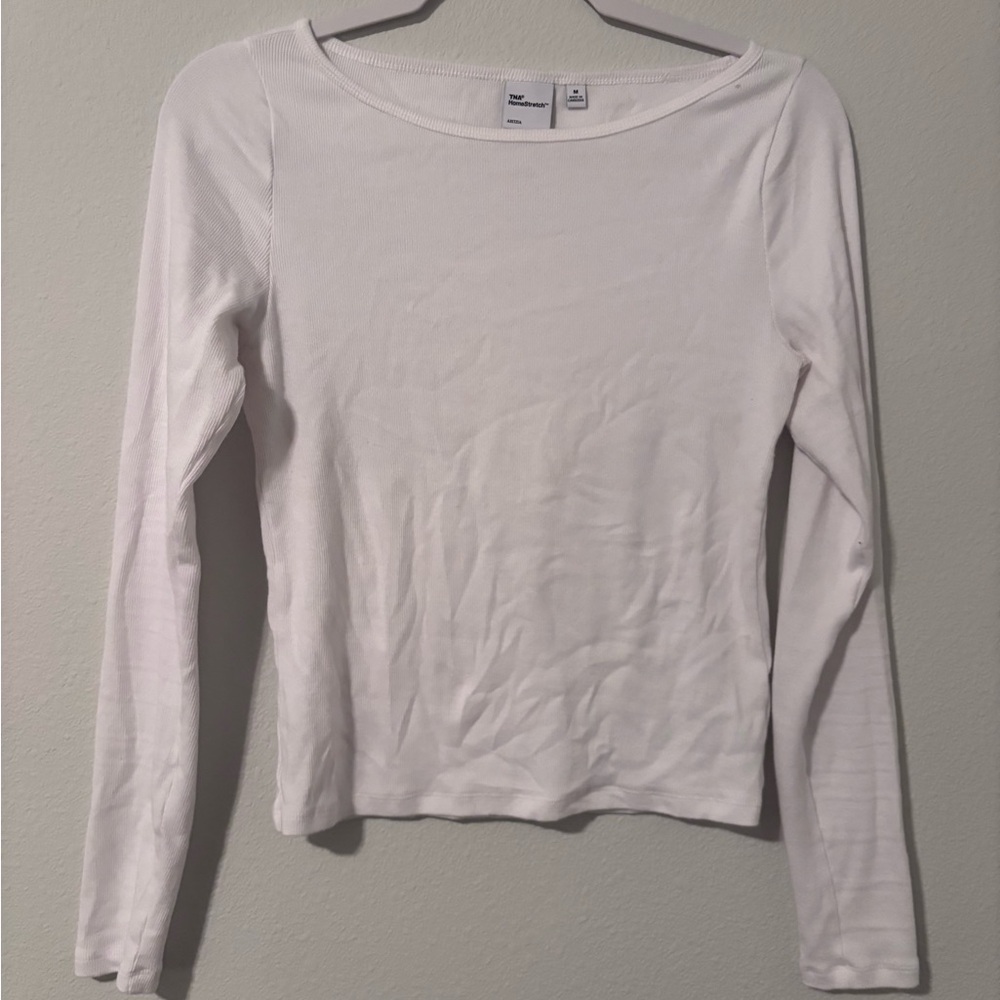 TNA (Aritzia) Ribbed Long-Sleeve Top